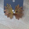 Waaier effect goud met parel