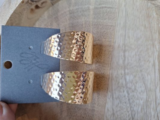 gouden maan oordbellen