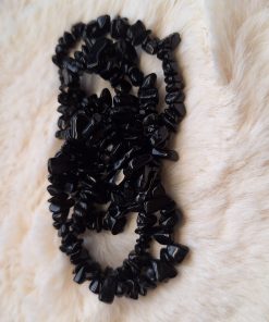 Zwarte toermalijn edelsteen armband
