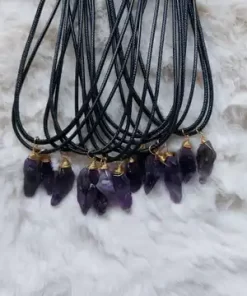 Amethist Hanger plus ketting