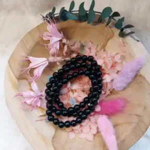 Kristallen Armband Zwarte Obisdiaan