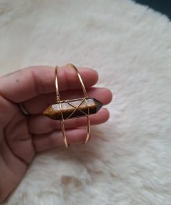 Tijgeroog oog met open armband