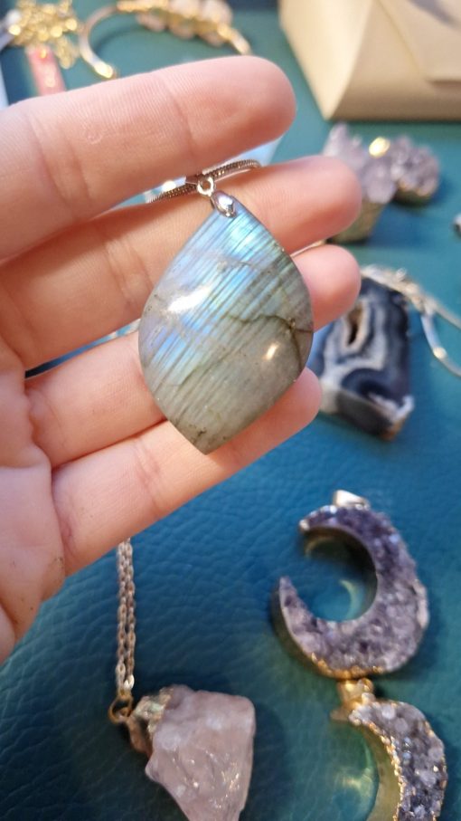 Labradorite Hangers edelsteen - Afbeelding 2