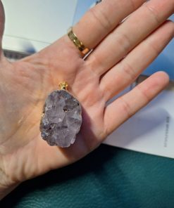 Amethist hanger Volle Maan