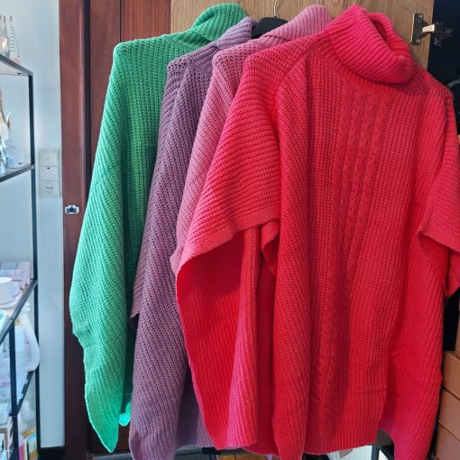 Pocho 4 kleuren , Groen , Fusia ,Lila , Roze