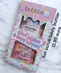 bubble scrub en body lotion setje
