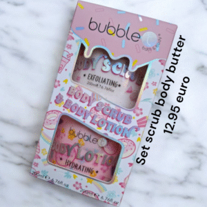 bubble scrub en body lotion setje
