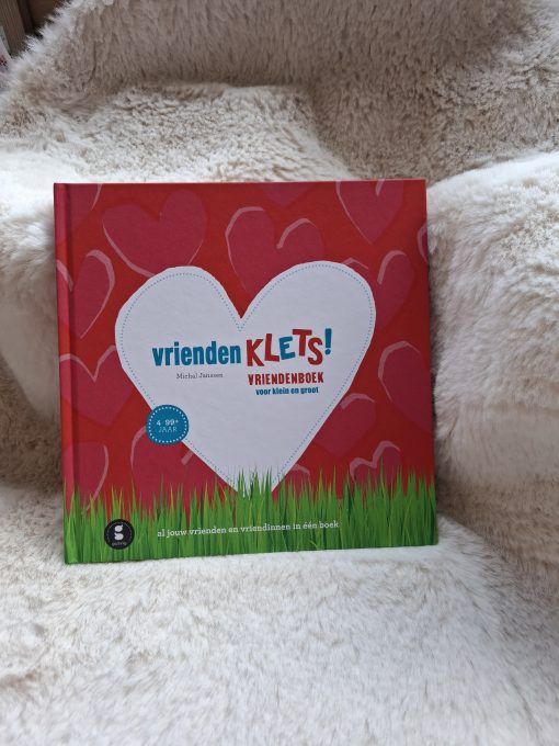 Vriendenboek  Klets Rood en Blauw