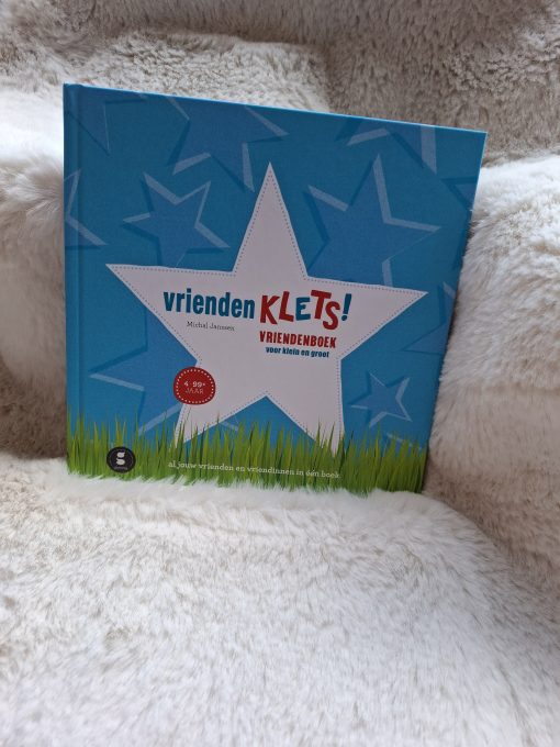 Vriendenboek  Klets Rood en Blauw - Afbeelding 2