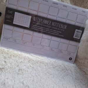 Werkplanning klets Notitieboek