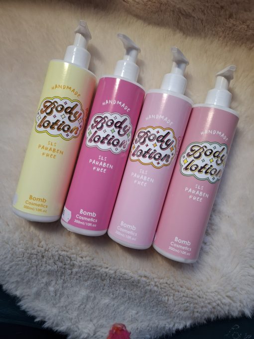 4 heerlijke geuren Body lotion bomb cosmetics