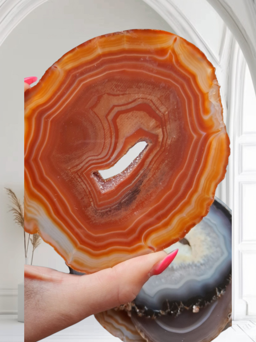 Agaat Orange Druzie