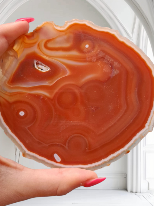 Agaat Orange Druzie