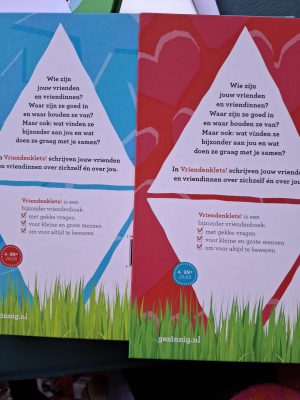 Vriendenboek  Klets Rood en Blauw - Afbeelding 3