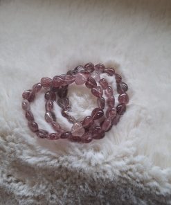 Aardbeikwarts armband