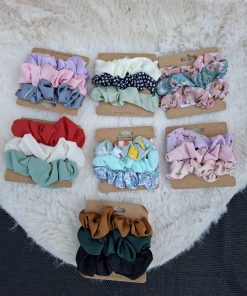 7 verschillende scrunchies
 3perstuk
