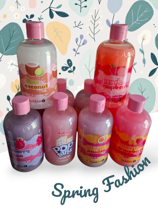 6 Heerlijke douche Gel's Bubble't