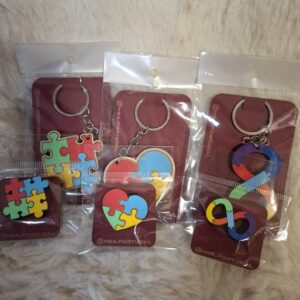 Sleutelhanger met Pin setje